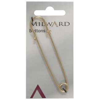 Milward Goudkleurige metalen kilt pin 76 mm