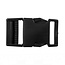 Milward Zwarte polyester vierkante gesp 25 mm