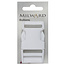 Milward Wit polyester vierkante gesp 25 mm