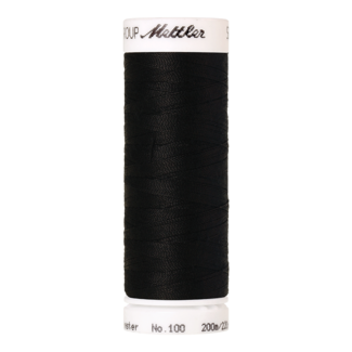 Mettler Seralon 200 Meter Polyestergarn Schwarz