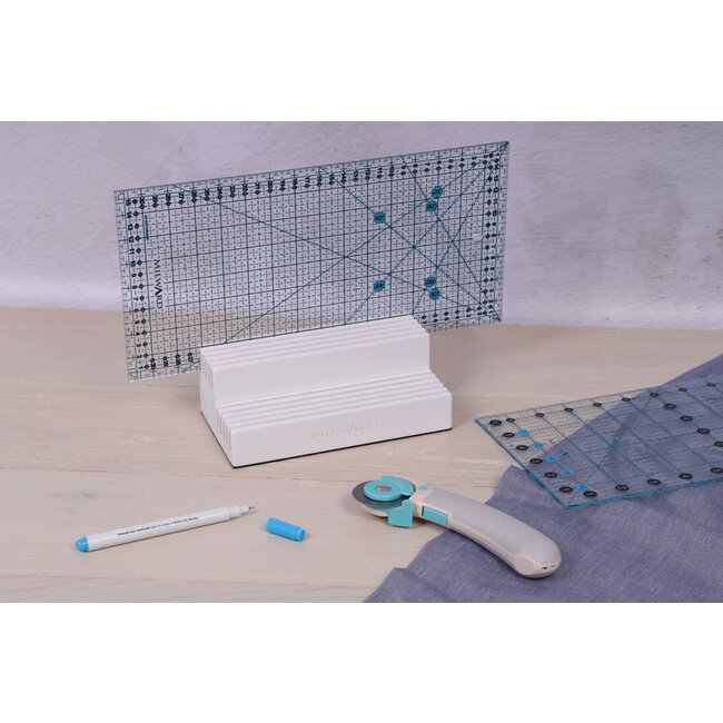 Milward Liniaalrek met 10 sleuven in de kleur Wit