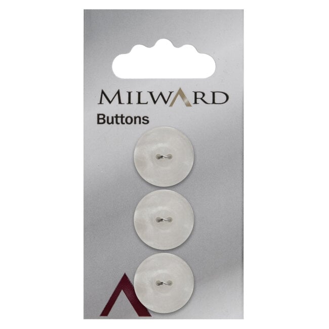 Milward Knopen 18 mm Parelmoer 3 stuks