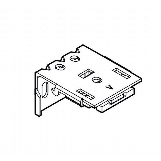 Huismerk Railsteun Vouwgordijn Smal 38,5 mm