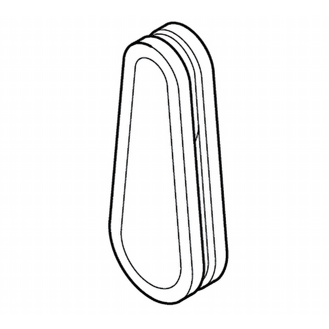 Huismerk Kettinggewicht lang wit