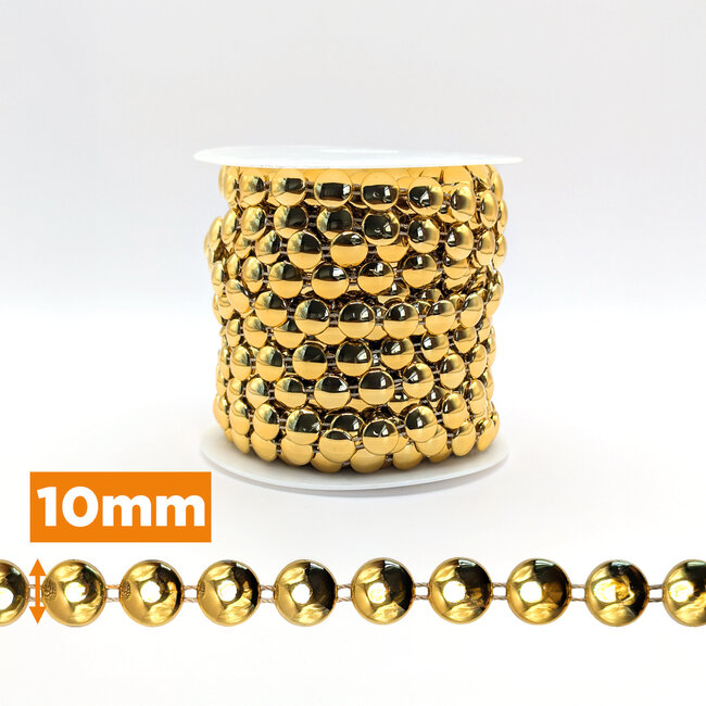 Huismerk Gallon ronde nagels in goud of zilver