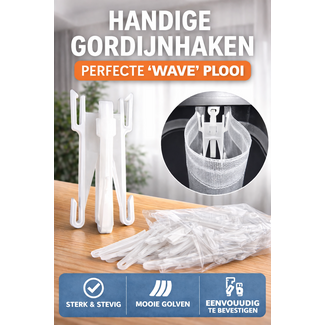 Einfache verstellbare 'Wave'-Haken, verpackt zu 20 Stück