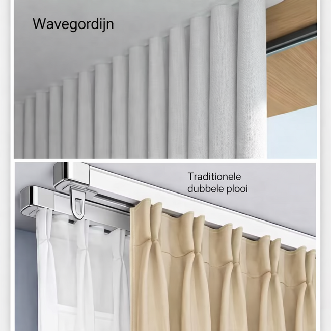 Eenvoudige verstelbare 'Wave' haken verpakt per 20 stuks