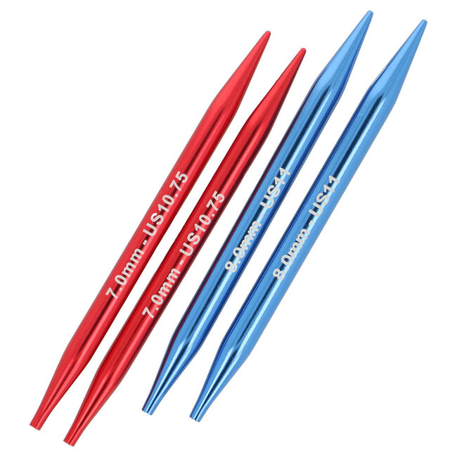 Knitpro Red Wave austauschbares Stricknadelset 13cm