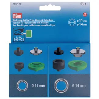 Prym Gereedschap-set Prym ringen met schijven ø11 en ø14mm