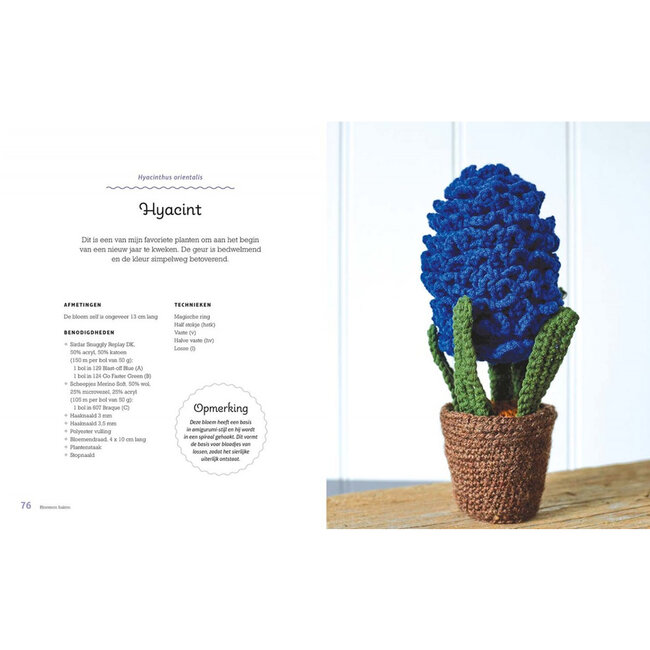 Huismerk Bloemen haken - Emma Varnam