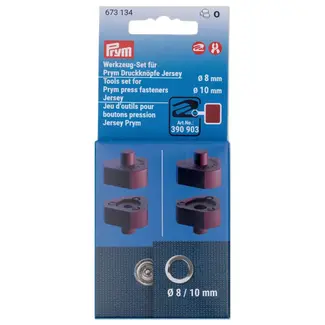 Prym Gereedschapset voor Prym drukknopen voor jerseystof, 8 en 10 mm