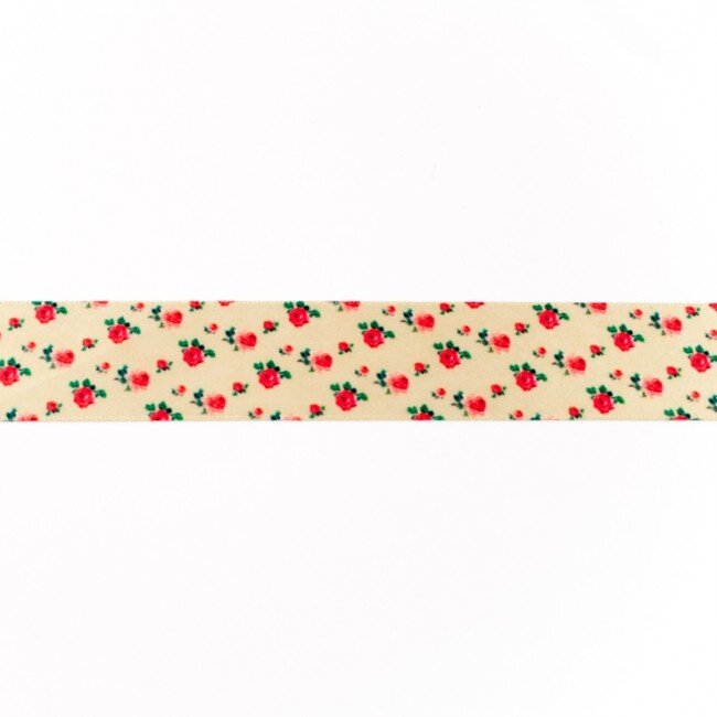 Huismerk Satinband Blümchen