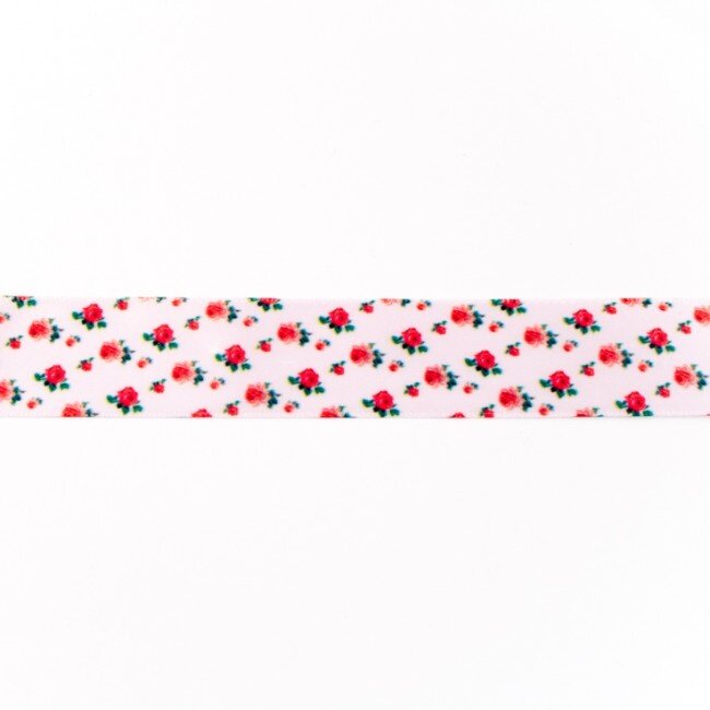 Huismerk Satinband Blümchen