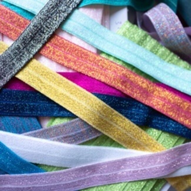 Huismerk Rekbaar Biasband Glitter