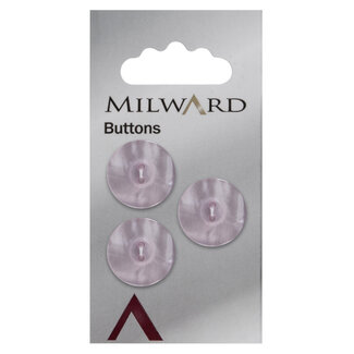 Milward Knöpfe 17 mm rosa 3 Stück