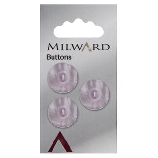 Milward Knopen 17 mm roze 3 stuks