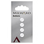 Milward Knöpfe, Knöpfchen, 8 mm transparent 4 Stück