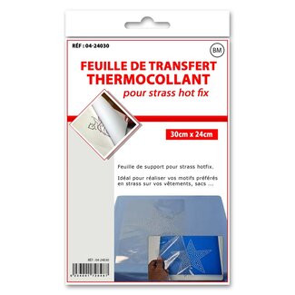 Huismerk Wärmetransferfolie für Strass Hotfix 30cm x 24cm