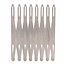 Huismerk Knopenverdeler alum. grijs tot 8 knopen 16x8cm