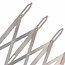 Huismerk Knopenverdeler alum. grijs tot 8 knopen 16x8cm