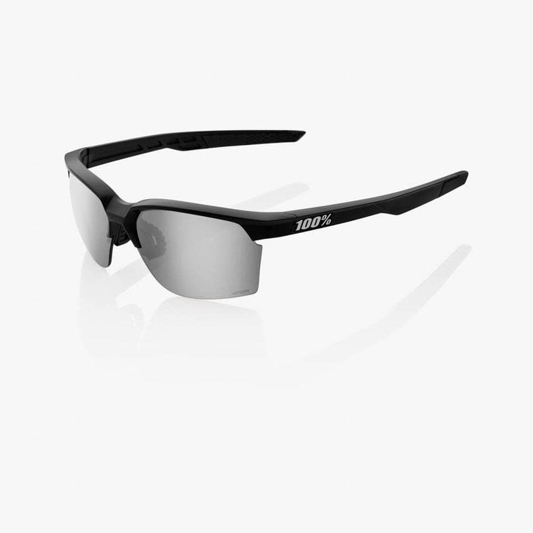 100% SPORTCOUPE BLACK - SILVER LENS