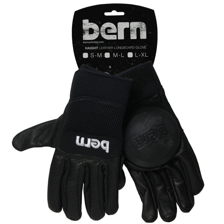 KEYSTONE BERN SLIDE GLOVES LEATHER HAIG M/L BLACK