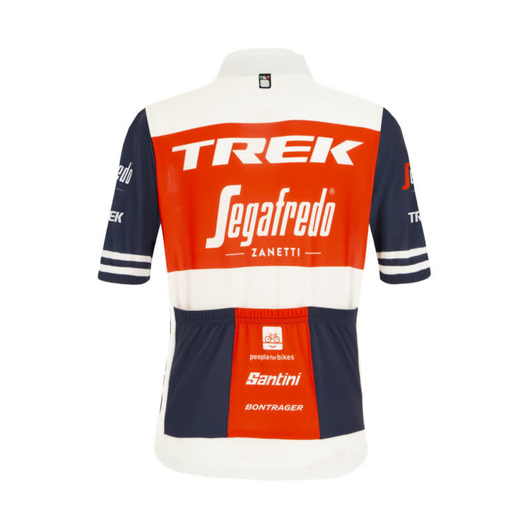 SANTINI REPLICA KIDS JERSEY TREK SEGAFREDO WHITE-RED