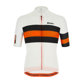 SANTINI 2S ECO SLEEK BENGAL MEN JERSEY-WHITE