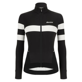 SANTINI CORAL BENGAL - WOMEN'S THERMAL JERSEY- BLACK