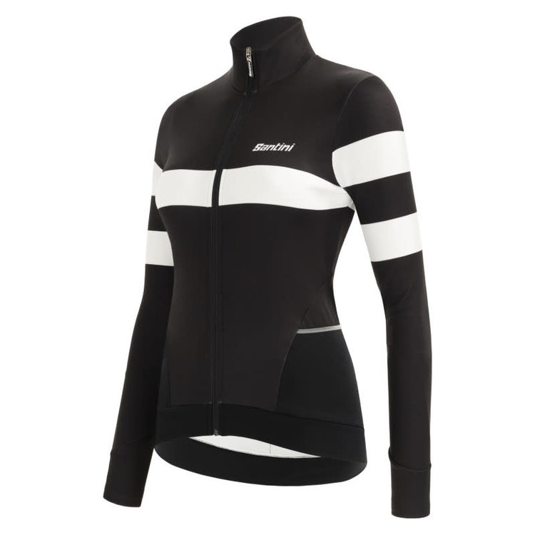 SANTINI CORAL BENGAL - WOMEN'S THERMAL JERSEY- BLACK