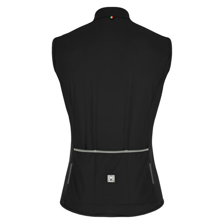 SANTINI NEBULA PURO  MEN WIND VEST BLACK