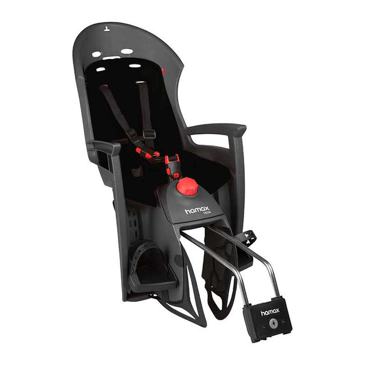 HAMAX SIESTA W/LOCKABLE BRACKET- GREY/BLACK
