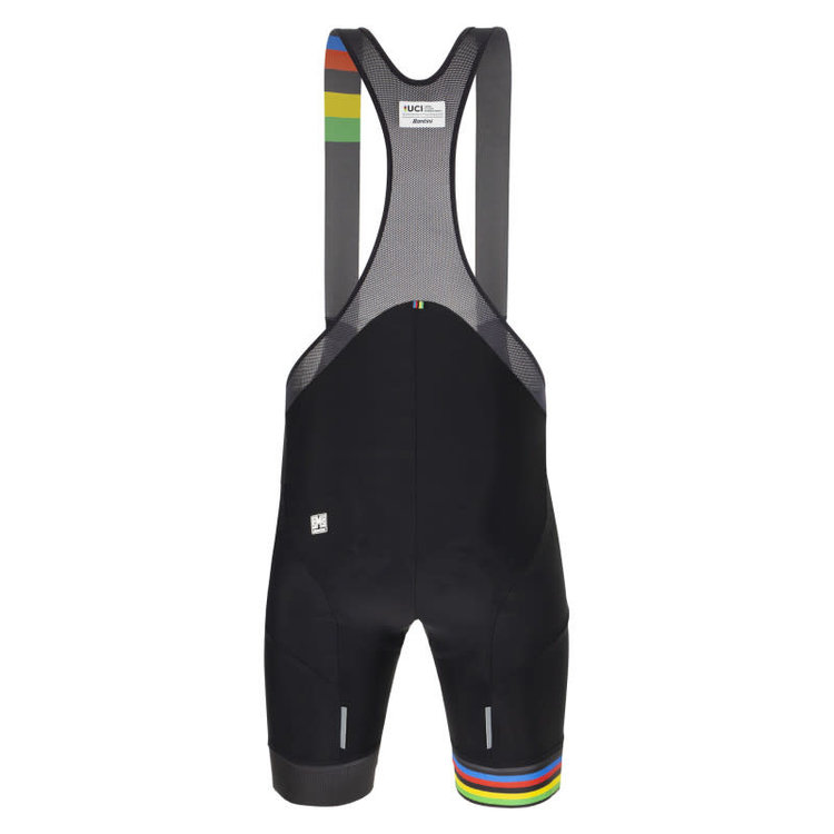 SANTINI WORLD CHAMPION DESIGN BIBSHORTS-BLACK