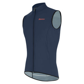 SANTINI 2W NEBULA PURO WINDBREAKER VEST - BLUE