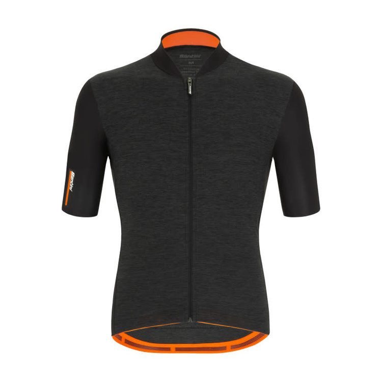 SANTINI 2S COLORE PURE S/S JERSEY-BLACK
