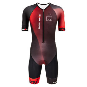 SANTINI Sleek trisuit Santini x IRONMAN 2022- RED
