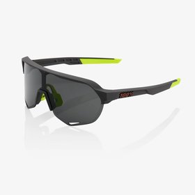 100% S2 Eyewear Soft Tact Cool Grey - Smoke Lens