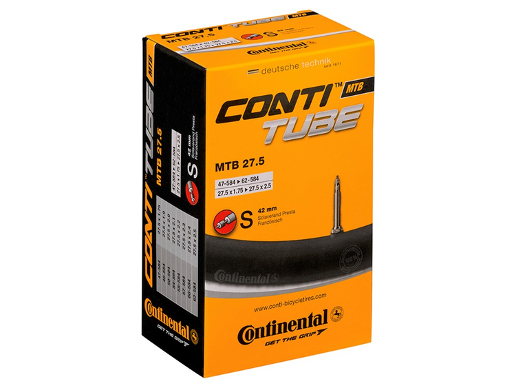 CONTINENTAL MTB Tube 27.5 x 1.9 , Presta (Removable core) 42 mm