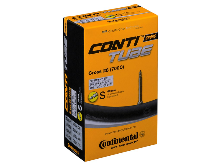 CONTINENTAL CROSS 28" 700 x 32 Presta (Removable core)