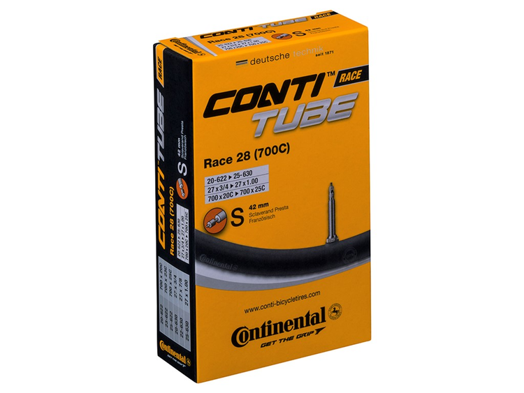 CONTINENTAL CONTINENTAL Race Tube 700 x 20-25c (20-25x622-630) Presta (Removable core) 42 mm