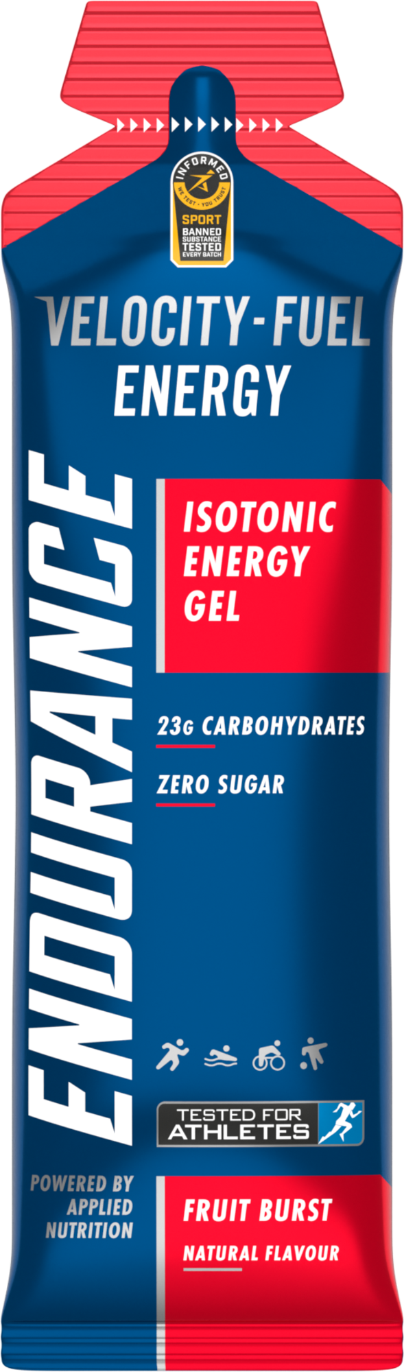 APPLIED NUTRITION Endurance Velocity-Fuel Energy Gel Fruit Burst 60G