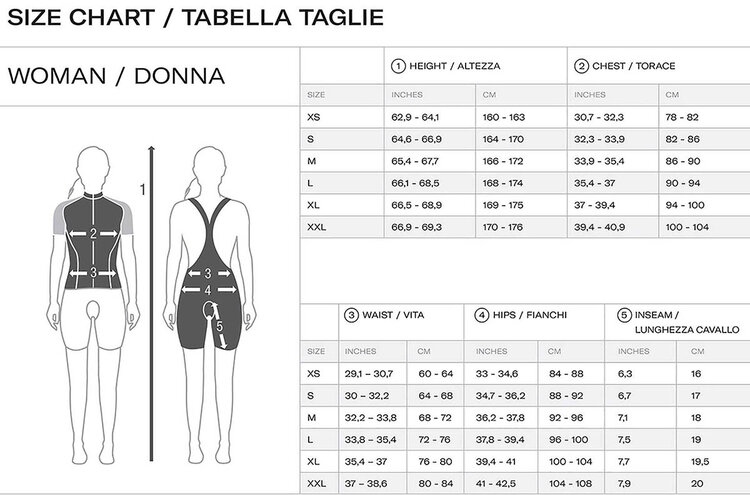 SANTINI S9 RITMO FULL ZIP WOMEN JERSEY