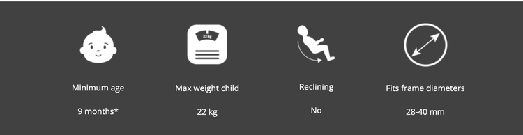 HAMAX KISS CHILD SEAT