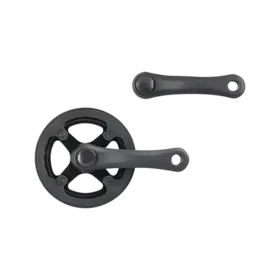 TREK CRANKSET TREK WHEEL TOP 28T WITH GUARD 114MM BLACK