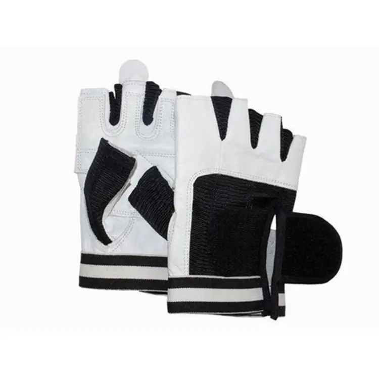 GRIZZLY PAW LEATHER PADDED GLOVES FOR MEN - WHITE