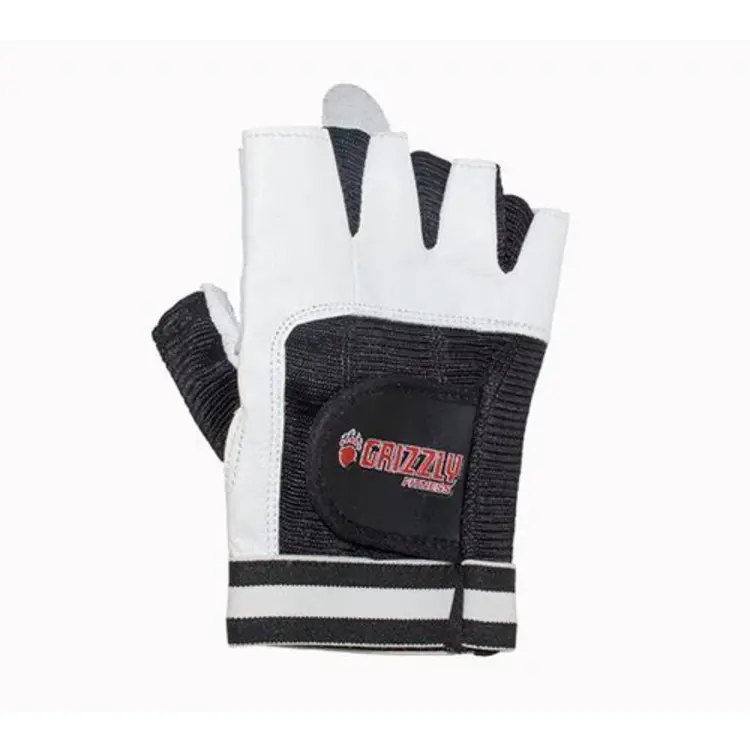 GRIZZLY PAW LEATHER PADDED GLOVES FOR MEN - WHITE