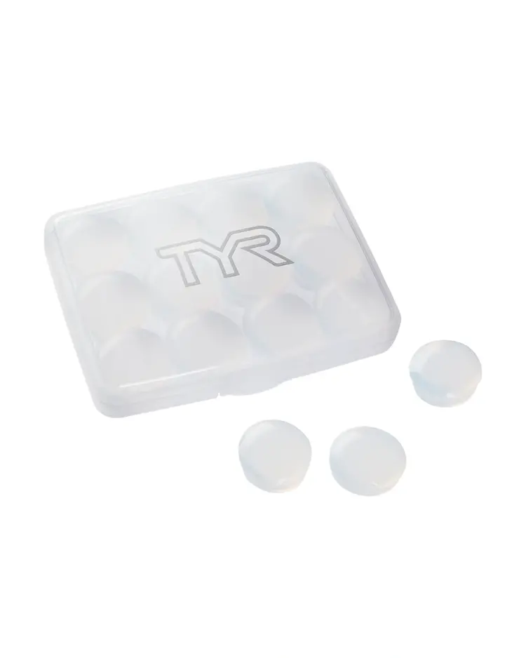 TYR SOFT EARPLUGS SILICONE CLEAR