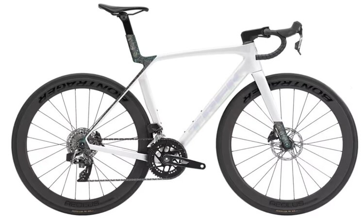TREK MADONE SL 6 AXS GEN 8, GLOSS CRYSTAL WHITE/MATTE DEEP SMOKE, ML