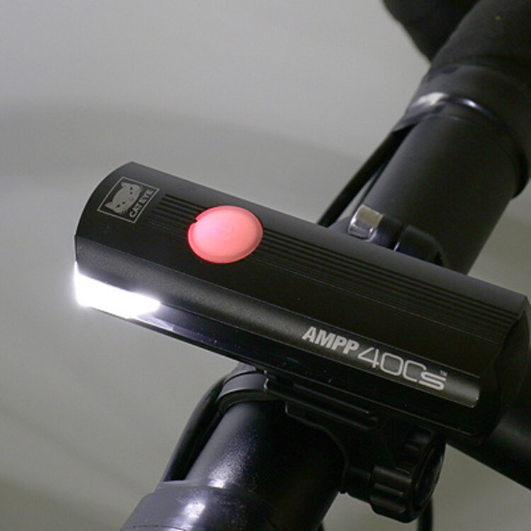 Cateye AMPP 400S, HL-EL084SRC, Black (USB-C)