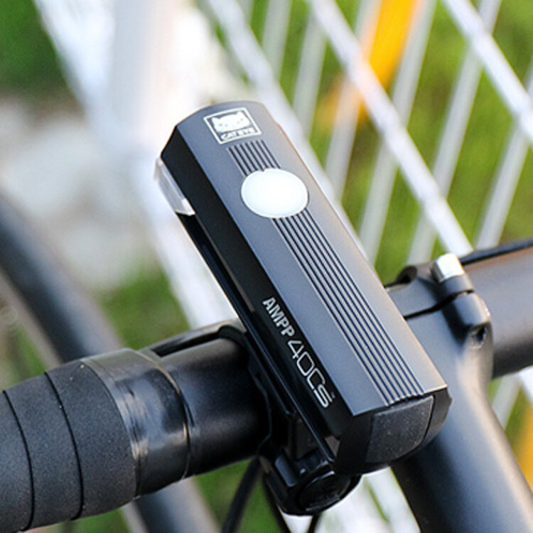 Cateye AMPP 400S, HL-EL084SRC, Black (USB-C)